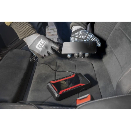 Повербанк с функцией запуска двигателя DEDRA DEPP1201, Li-Ion 12000mAh, LCD-дисплей
