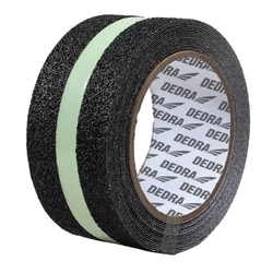 Anti-slip tape 50mm x 5m, fluorescent strip, DEDRA 11T121