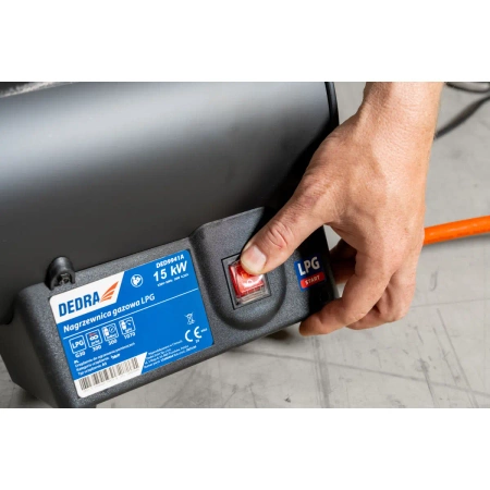 Gaasikütteseade 15kW, must DEDRA DED9941A