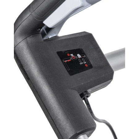 DEDRA SAS+ALL rinkinys: Akumuliatorinė vejapjovė 2x18V DEDRA SAS+ALL DED6997X-2A5 + 2x akumuliatorius DED7035 ir įkroviklis DED7038V