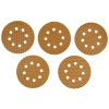 Anti-clog sanding discs 125mm, #100, Velcro, set of 5pcs, DED7947R03