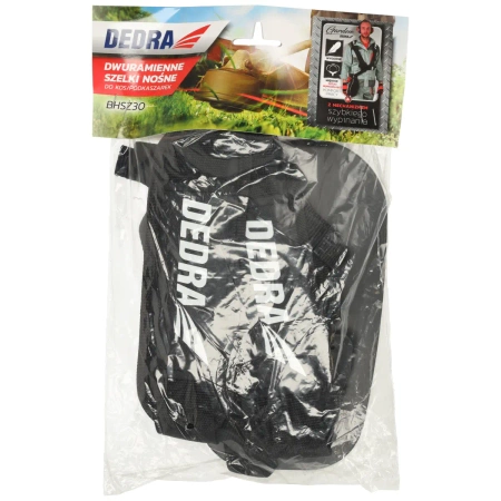 Uprząż, Dwuramienne szelki nośne do kos DEDRA BHSZ30 mechanizm szybkiego wypinania