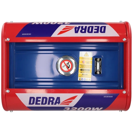 Генераторен комплект DEDRA DEGB3600K мощност макс. 3,2kW, 3200W, мощност 2,8kW 2800W, медна намотка на двигателя