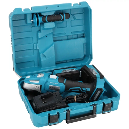 Tool set in a case DEDRA SAS+ALL DED7030A10, brushless angle grinder, two 4Ah batteries, charger
