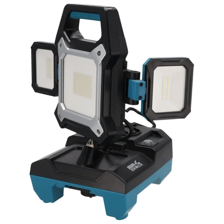 Lampa warsztatowa 18V/230V DEDRA SAS+ALL DED6907HL SMD LED, 25W (18V 2250lm)/45W(230V 4000lm), odpinany kabel