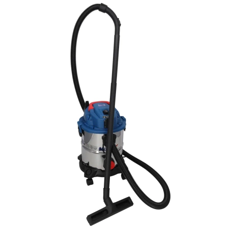 Rūpnieciskais putekļsūcējs DEDRA DED6597, 1600 W, 5-vienā - ģipšus/pelni/sauss/slapjš/pūtējs, filtra kratīšana