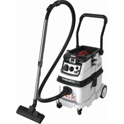 Construction vacuum cleaner with automatic filter cleaning function and the ability to connect a compressor and pneumatic devices, M-class filter, DEDRA DED6609P