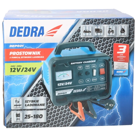 Redresor cu funcția de încărcare rapidă 12/24V 25-180Ah