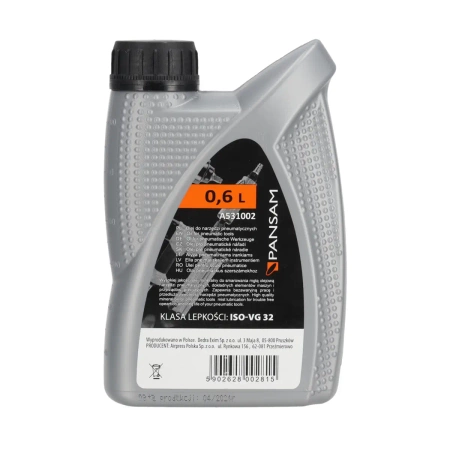 Масло за пневматични инструменти Premium 15 0,6L PANSAM A531002
