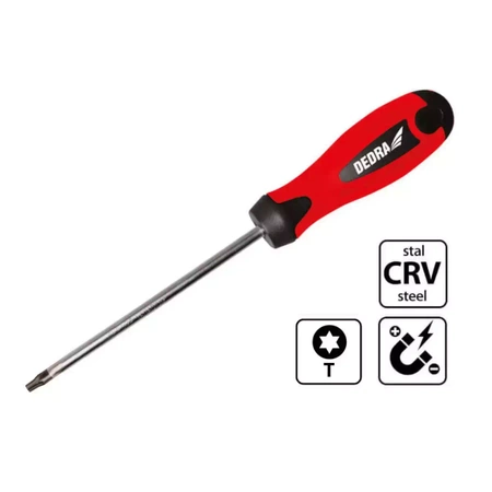 Šroubovák Torx T6x60mm, CrV