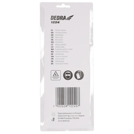 DEDRA 1224 150mm metallisaag, 3 saetera