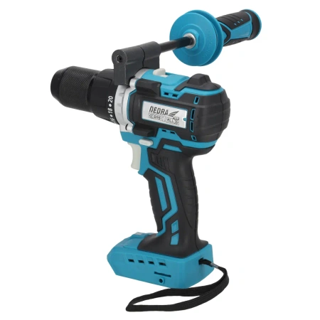 Akumulátorový vŕtací skrutkovač, 18 V bezkartáčový skrutkovač, DEDRA SAS+ALL DED7139