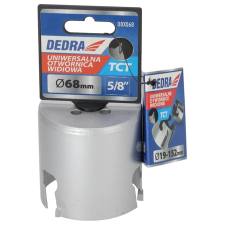 DEDRA TCT универсальная пила 08X068 68 мм 5/8''