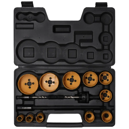 Sada bimetalových děrovek 15 ks