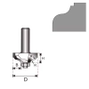 DEDRA 07F152C двойная округлая концевая фреза, T12, D38,6 H15,9 R5,6 B12,7