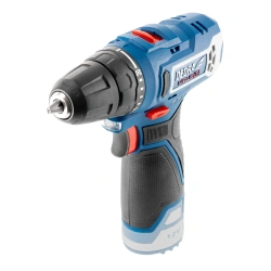 Akumuliatorinis gręžtuvas–suktuvas 12V DEDRA MAUS DED7330 32Nm, du greičiai 0-400/0-1300 aps./min, 10mm griebtuvas