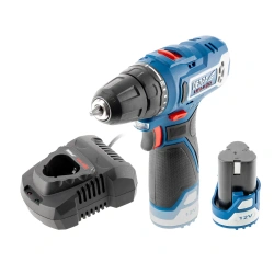 Power tool set DEDRA MAUS DED7310T01: cordless drill/driver 12V DED7330, 32 Nm, 2 Ah battery DED7320, USB-C charging cable DED7300