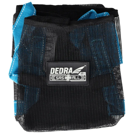 Сумка, кейс для акумуляторів та зарядного пристрою DEDRA SAS+ALL DED7002A сітчаста, рекомендована для акумуляторів SAS+ALL