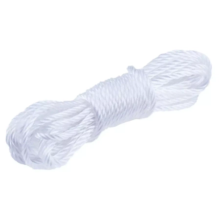 Šnúra na spodnú bielizeň 10 m, DEDRA M90A040, priemer 4,0 mm