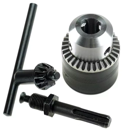 DEDRA YKS022 komplet vrtalnih vpenjal - vpenjalni ključ, ohišje za svedre