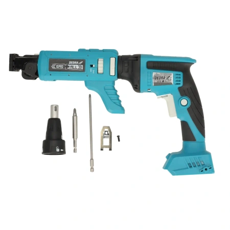 Реєстратори викруток з подавачем, акумуляторна стрічкова викрутка DEDRA SAS+ALL DED7159 безщіткова