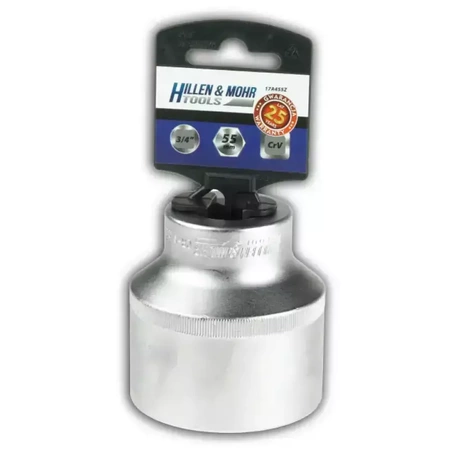 Seškanšu muciņa3/4" 46 mm plastmasas turētājs