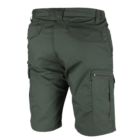 Darba šorti, īsie darba šorti, DEDRA BH31AST-L, rip-stop + spandex, izmērs L, svars 220 g/m², tumši zaļi