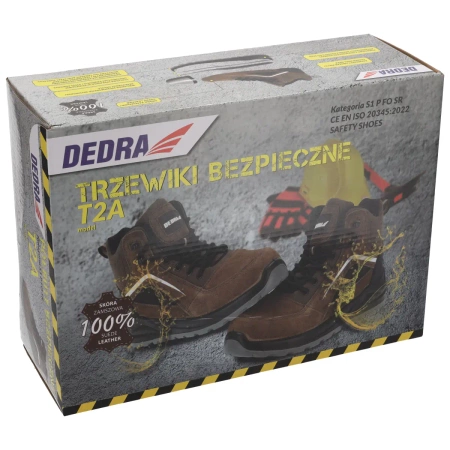 Ghete de protectie T2A, din piele intoarsa, cat.S1P SRC