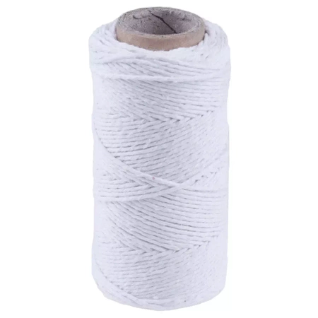 Cotton cord 60m DEDRA M90A001, diameter 1.2mm