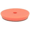 Kieta poliravimo kempinė su lipniu (oranžinė) DEDRA 08T824, skersmuo 150 mm, storis 25 mm