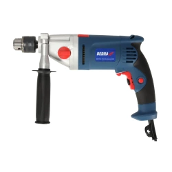 DEDRA DED7963 850W udarni vrtalnik, dve hitrosti, 0-1200, 0-2600 vrt/min, 13mm držalo za ključe, aluminijasto ohišje
