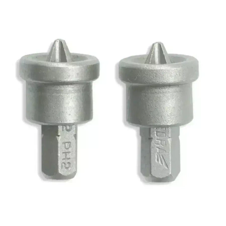 Cross head screwdriver bits with limiter