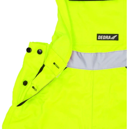 DEDRA BH81SO1-XXL светоотражающие защитные брюки, размер XXL, желтый