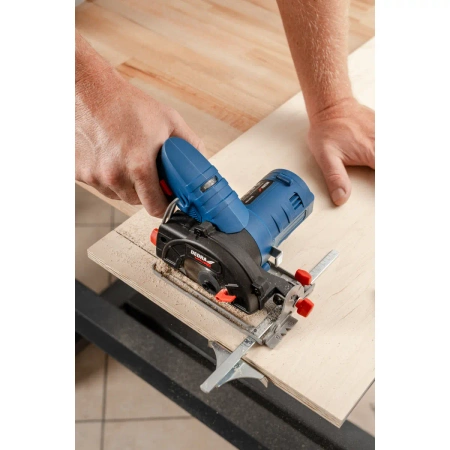 Fierăstrău circular cu acumulator 85 mm 12V DEDRA MAUS DED7336, disc 85x15 mm, 1450 RPM