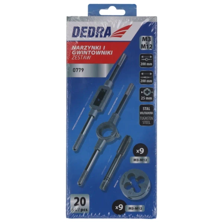 20 pcs Tap and die set