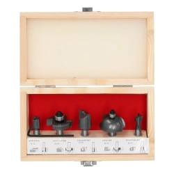 Milling cutter for wood 5 pcs set