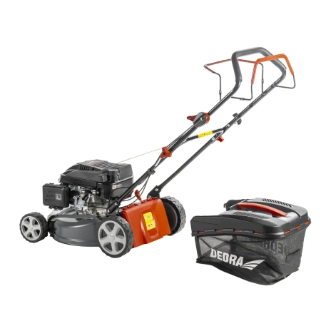 Benzin fűnyíró hajtással, teljesítmény 2,7 kW, 139 cm³, vágási szélesség 43 cm, GARDEN DEDRA DED8720-43C
