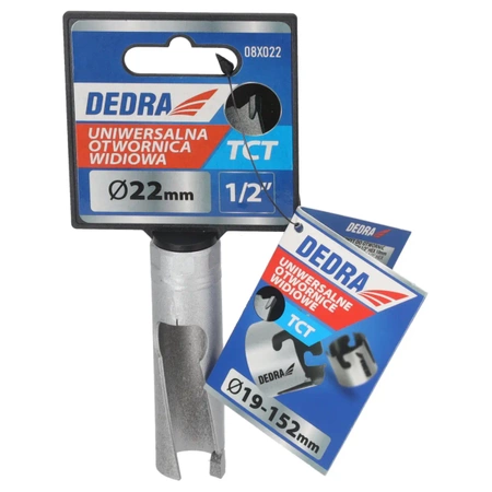 DEDRA Universaalne TCT puursaag DEDRA 08X022 22 mm 1/2''
