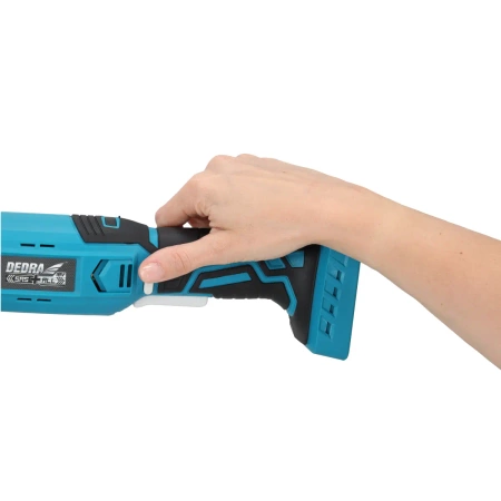 Cordless angle grinder, long 18V, DEDRA SAS+ALL DED7051 125mm, 8500 rpm