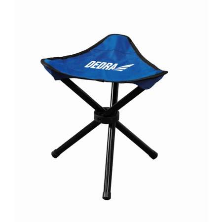 Folding camping stool, DEDRA N1020, tripod 30x30x35cm