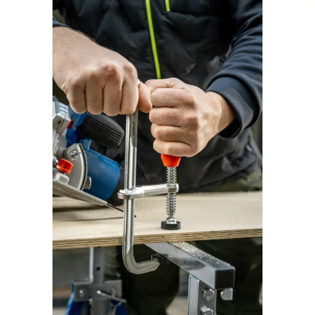 DEDRA дърводелска пейка тип F 12A055 кована 400x120mm, стоманена дърводелска пейка