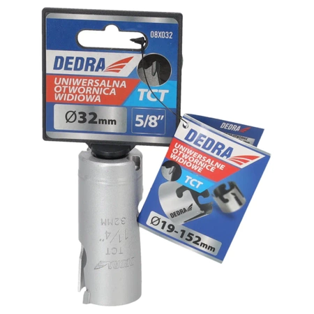 DEDRA TCT универсальная пила 08X032 32 мм 5/8''