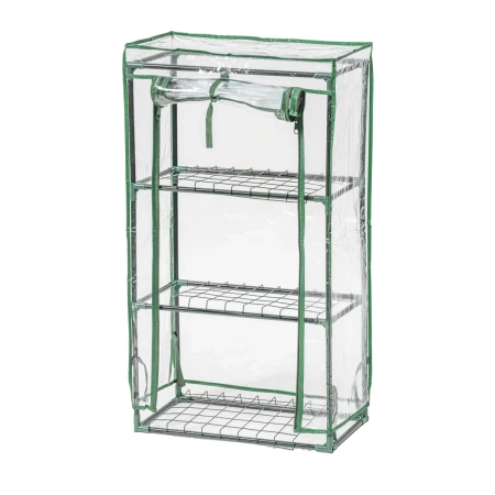 Skladací záhradný skleník DEDRA N04710, rozmery 46x24x80 cm