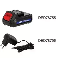 Punjač  3-5h, 12V, za DED7875, kartonska kutija