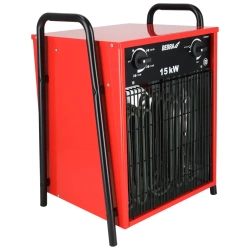 Електрически нагревател 15kW, квадратен, червен DEDRA DED9925
