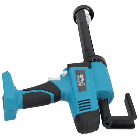 Wyciskacz do silikonu akumulatorowy, DED7056 DEDRA SAS+ALL do tub 300ml, siła nacisku 2000N, automatyczny powrót tłoka, regulowana prędkość przesuwu