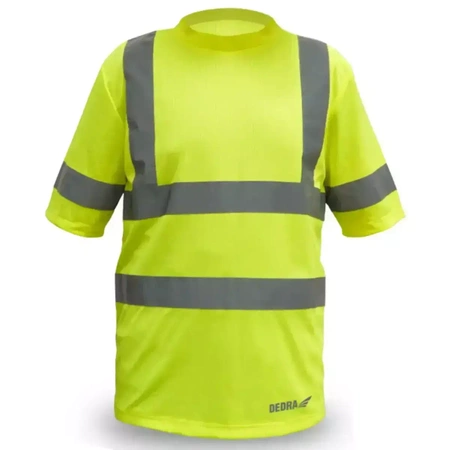 Man T-shirt reflective, yellow