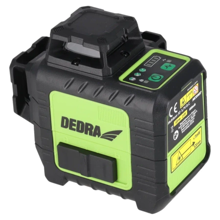 Мултилазерът 3D DEDRA MC0907, зелена лъча, диоди Sharp