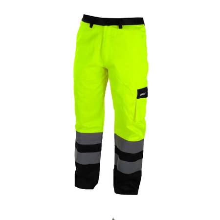 Safety reflective trousers, yellow