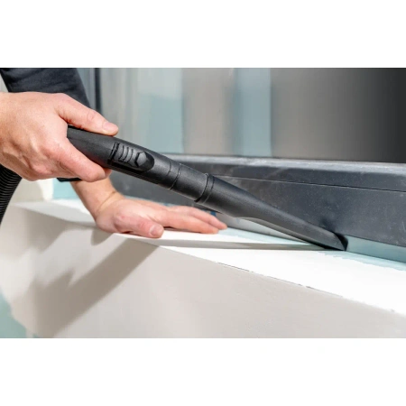 Промисловий пилосос DEDRA DED6597, 1600 Вт, 5-в-1 - гіпс/попіл/сухе/вологе/повітродувка, струшування фільтра